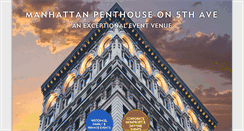 Desktop Screenshot of manhattanpenthouse.com